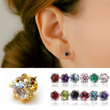 K18/Pt Birth Stone Crown