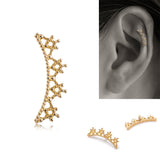 ヘリックスカーブピアス