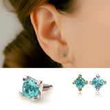 K18/Pt Paraiba Tourmaline