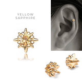 K10 Colored Stone Star