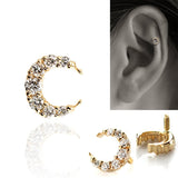 可愛い三日月ボディピアス