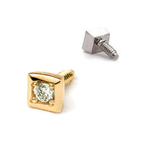 小さいダイヤモンドボディピアス