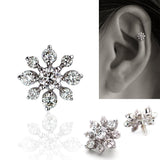 K10wg Diamond Flower