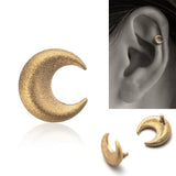 Cute moon earrings