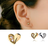 K18/K10wg Diamond Heart