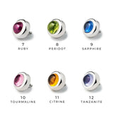 K18/Pt Birth Stone Cabochon