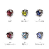 K18/Pt Birth Stone Crown