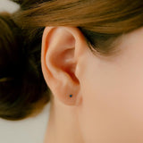 K18/Pt Birth Stone Prong XS