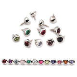 K18/Pt Birth Stone Dot S