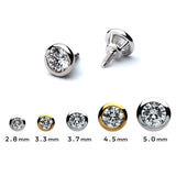 K18/Pt Diamond Bezel