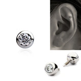platinum earrings for continuous wear