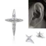 K18/Pt Diamond Cross