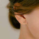 K18/Pt Diamond Flower