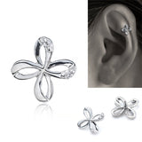 可愛いフラワーボディピアス