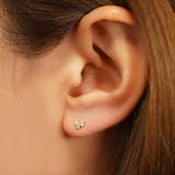 K18/Pt Diamond Heart