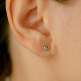 K18/Pt Heart or Drop