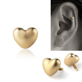 K18/Pt Heart or Drop