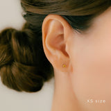 K18/Pt Lab Diamond Prong