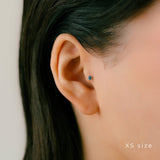 K18/Pt Lab Diamond Prong