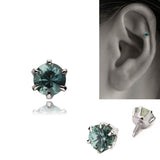 K18/Pt Montana Sapphire