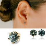 K18/Pt Montana Sapphire