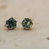 K18/Pt Montana Sapphire