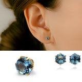 K18/Pt Santamaria Aquamarine