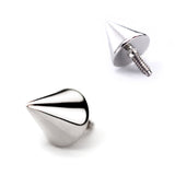 プラチナスパイクコーンピアス