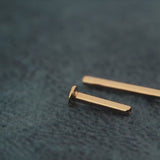 K18/Pt Labret Stud 14G/16G