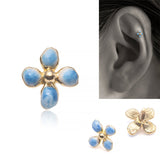 K18 Enamel Flower - picollet