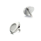 Pt Labret Stud Catch