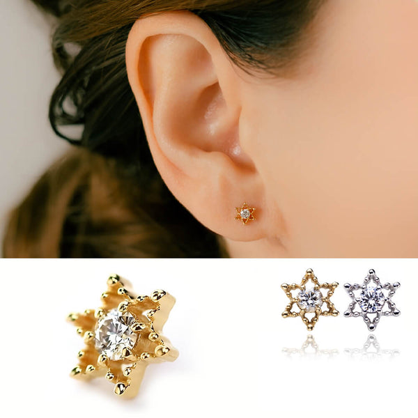 K18/Pt Diamond Star