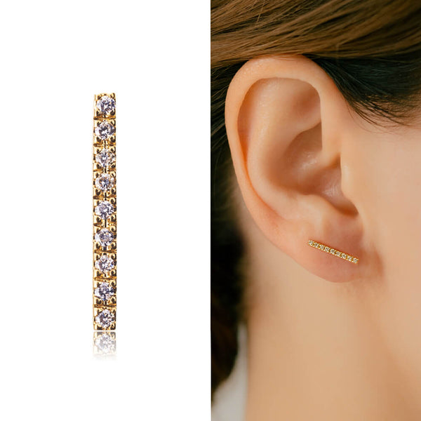 K18 Diamond Bar