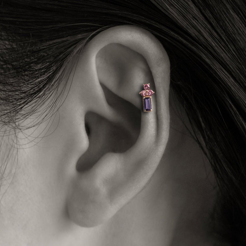ジュエリー軟骨ピアス