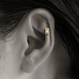 シトリン軟骨ピアス