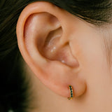 K18 Diamond Hoop