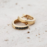 K18 Diamond Hoop
