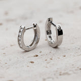 K18 Diamond Hoop