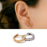 K18 Shiny Hoop