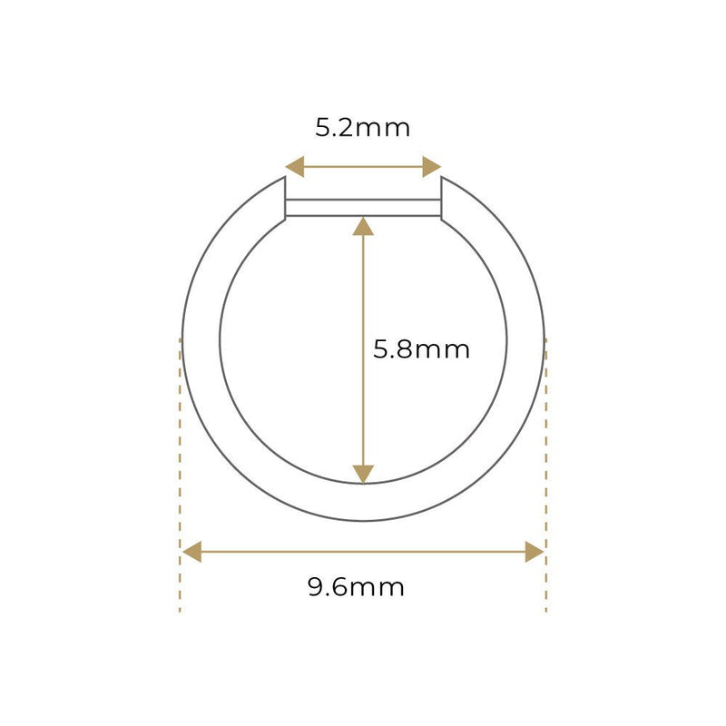 K18 Treat Blue Diamond Hoop