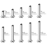 K18/Pt Labret Stud 14G/16G