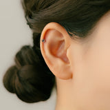 K18/Pt Bekily Blue Garnet