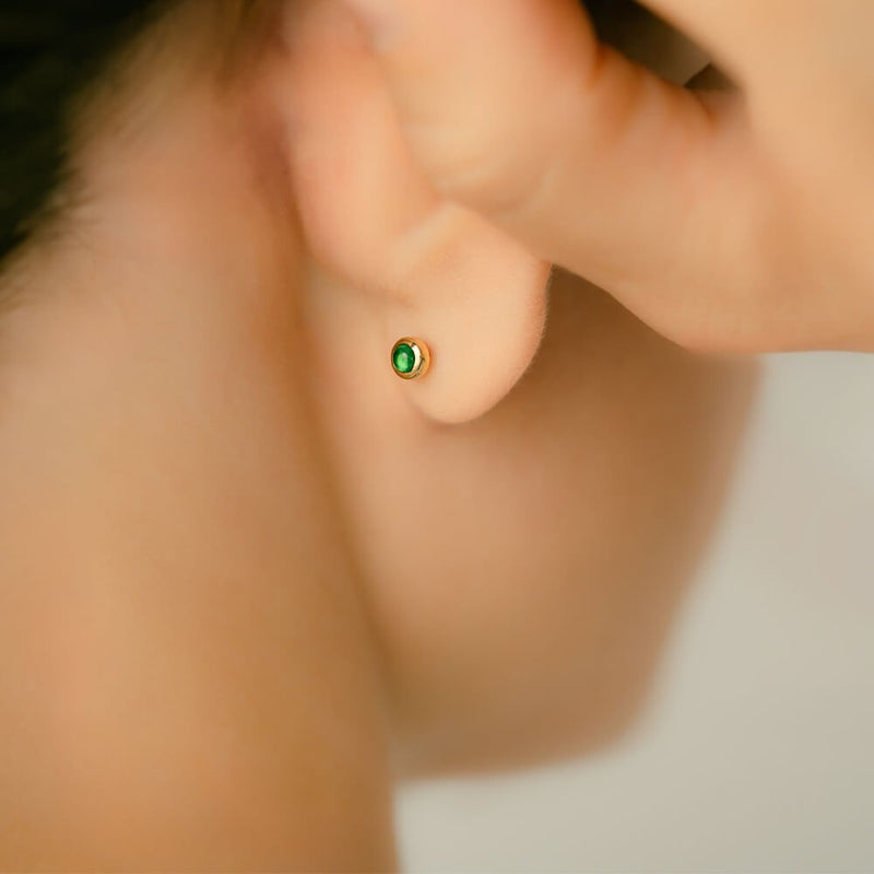 K18/Pt Birth Stone Cabochon