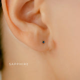 K18/Pt Birth Stone Prong XS