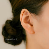 K18/Pt Birth Stone Prong XS