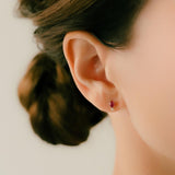 K18 Colored Stone Oval