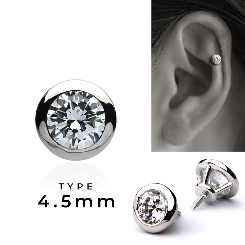 Snag-Free Diamond Earrings | K18/Pt Diamond Body Piercings – PICOLLET