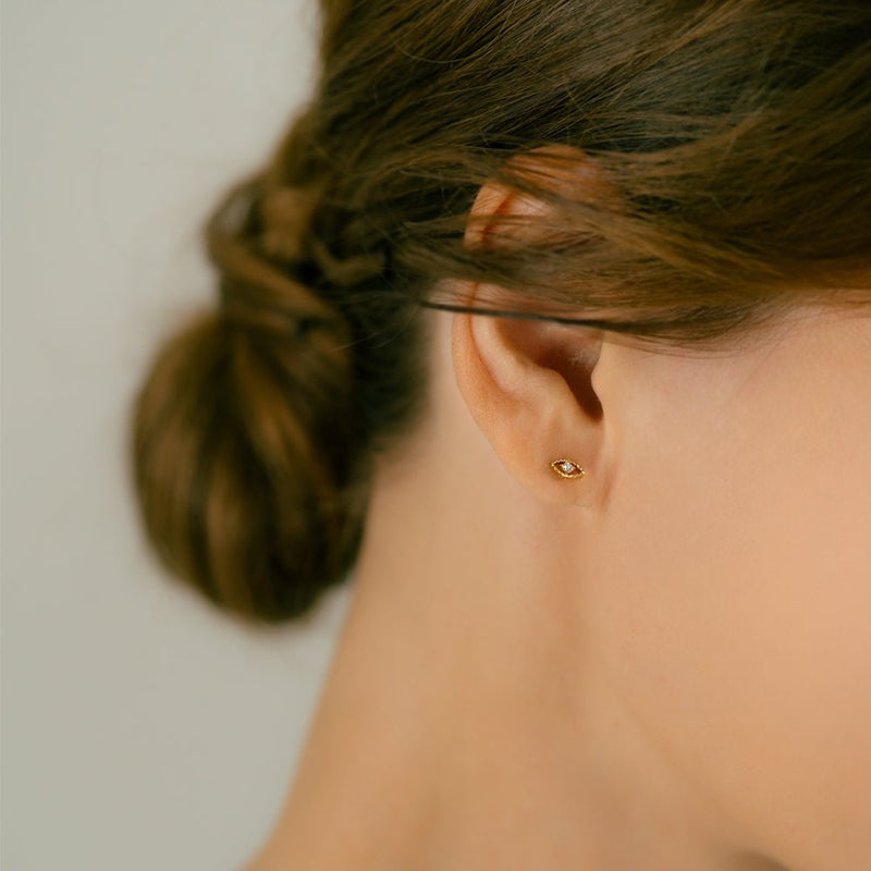 K18/Pt Diamond Eye