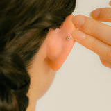 K18/Pt Diamond Flower