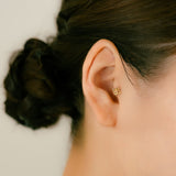 K18/Pt Diamond Flower
